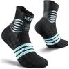 imageNEENCA Professional Compression Socks Medical Ankle Socks with Patented Massage Dots for Pain Relief Plantar Fasciitis WomenMen Circulation Swelling Travel Sports Protection 1 Pair 2030 mmHgBlack Blue