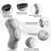 imageNEENCA 2 Pack Knee BraceKnee Compression Sleeve Support with Patella Gel Pad amp Side Spring StabilizersMedical Grade Knee Protector for RunningMeniscus TearArthritisJoint Pain ReliefGrey M