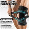 imageNEENCA Knee Brace for Men amp Women Compression Knee Support with XStraps Design  ACL MCL PCL Meniscus Tear amp Arthritis Pain Relief  Stabilizing Joint with Side Stabilizers amp Patella Gel Pads