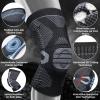 imageNEENCA Professional Knee Brace for Pain Relief Medical Knee Compression Sleeve Knee Support with Horizontal Knit Tech for Meniscus Tear ACL Arthritis Joint Pain Runner WorkoutSaturn