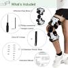 imageNYCDA OA Unloader Knee Brace Adjustable Hinged Knee Brace for Bone on Bone Arthritis Pain Medial or Lateral Compartment Valgus Unloading Arthritic Cartilage Repair After Surgery Orthosis LeftLeft