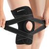 imageNEENCA Knee Brace for Women amp Men Compression Knee Support with XStraps Design  ACL MCL PCL Meniscus Tear amp Arthritis Pain Relief  Stabilizing Joint with Side Stabilizers amp Patella Gel PadsBlackSingle
