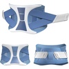 image:imageNEENCA Back Support Brace Adjustable Lumbar Support Belt with Patented Bionic Support System Waist Wrap for Lower Back Pain Relief Injuries Sciatica Scoliosis Herniated Disc Heavy Lifting WorkNavy Blue