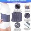 image:imageNEENCA Back Support Brace Adjustable Lumbar Support Belt with Patented Bionic Support System Waist Wrap for Lower Back Pain Relief Injuries Sciatica Scoliosis Herniated Disc Heavy Lifting WorkNavyBlue