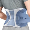 image:imageNEENCA Back Support Brace Adjustable Lumbar Support Belt with Patented Bionic Support System Waist Wrap for Lower Back Pain Relief Injuries Sciatica Scoliosis Herniated Disc Heavy Lifting WorkNavy Blue